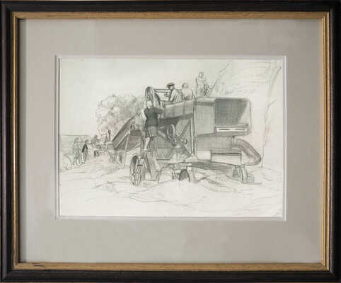 Соломин Николай Константинович. На сельхозработах 